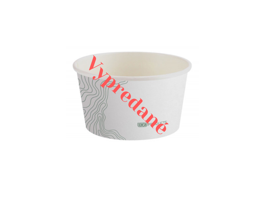 Polievkové misky - Eco papierová polievková miska 355 ml - 25/balenie - Greenstic-sk