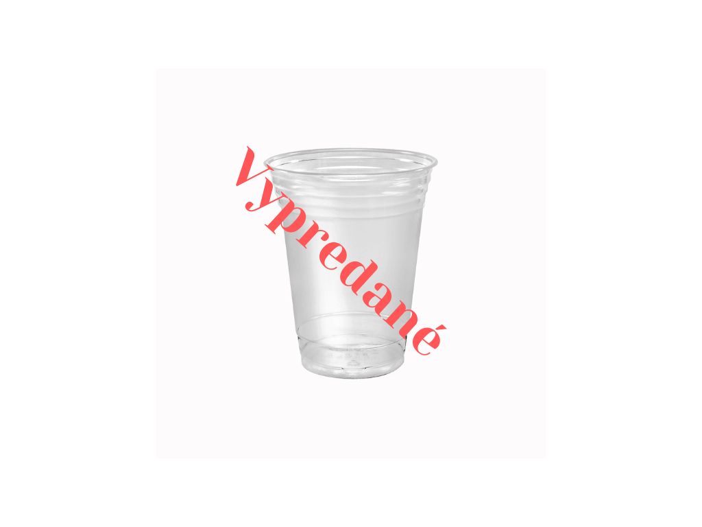 PLA poháre - Rpet pohár (Ø95mm) 2,5 dl - 50 ks/balenie - Greenstic-sk