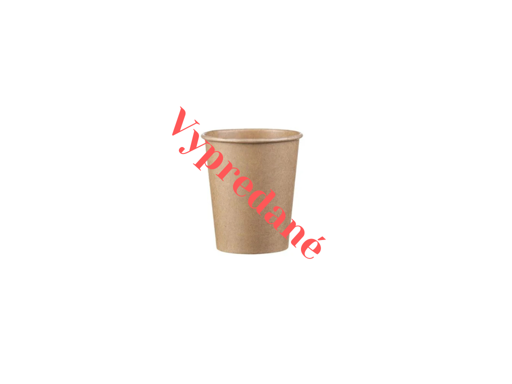 - Kraft papierový pohár 250 ml - 50/balenie - Greenstic-sk