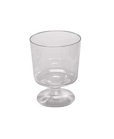 - Plastový pohár na víno, priehľadný, 170 ml, 10 ks/bal - Greenstic-sk