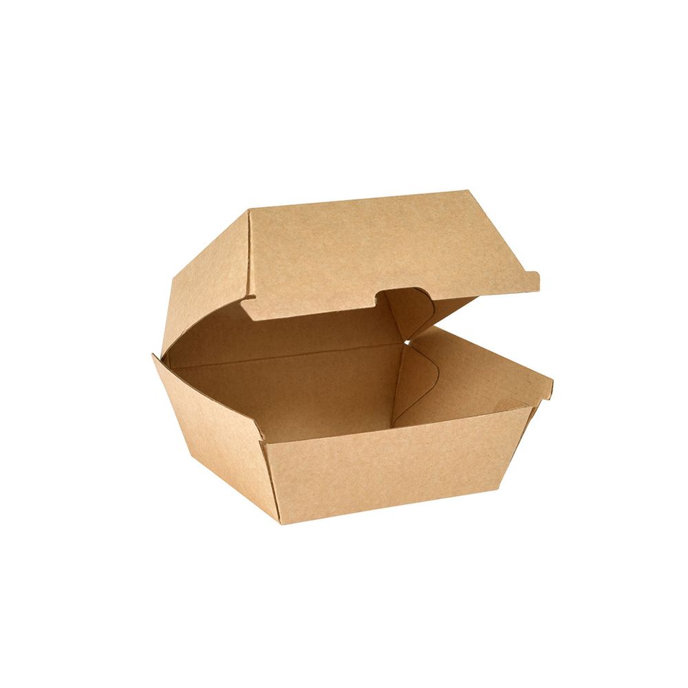 Streetfood - GS Kraft Clam hamburger box 500 ml - 55/balenie - Greenstic-sk