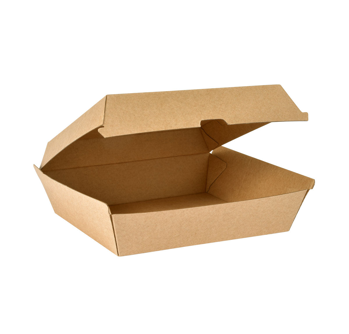 Streetfood - GS Kraft Clam hamburger box 1300 ml - 60/balenie - Greenstic-sk