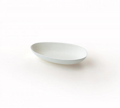 Plytké taniere - Miska z cukrovej trstiny, oválna (110 x 60 x v20 mm) - 40 ks/balenie - Greenstic-sk