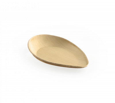 Plytké taniere - Miska v tvare kvapky z palmového listu (170 x 108 x v30/12 mm) - 20/balenie - Greenstic-sk